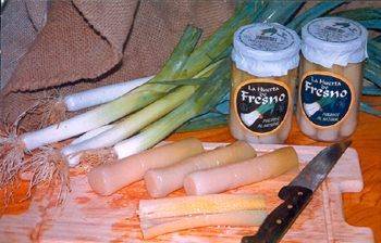 Puerros al Natural de Fresno, una delicia para los sentidos...